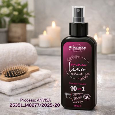 Kit Cachos Perfeitos: Modelador Profissional + Protetor Térmico 10 em 1