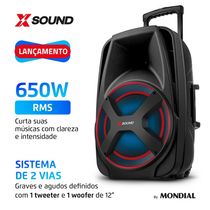 Caixa de Som Bluetooth CM650 Xsound Mondial