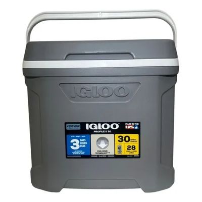 Caixa Térmica Cooler Profile II 30 QT 28 Lts Igloo Coleman Cinza