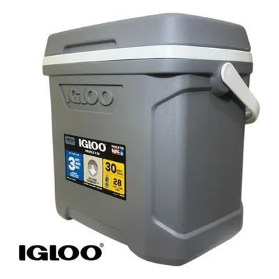 Caixa Térmica Cooler Profile II 30 QT 28 Lts Igloo Coleman Cinza