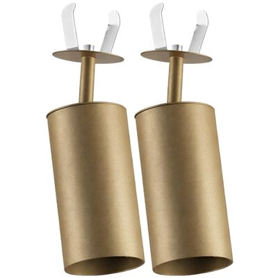 Jogo 2 Spots Dourados Neo Alumínio E27 PAR20 Bivolts Luminária 22,6cm Dital