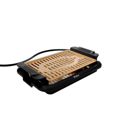 Churrasqueira Elétrica Philco Antiaderente Gold 1200W PCQ10A 220V