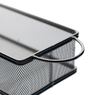 Cesta Retangular Dynasty Fry em Aço Inox - Prata