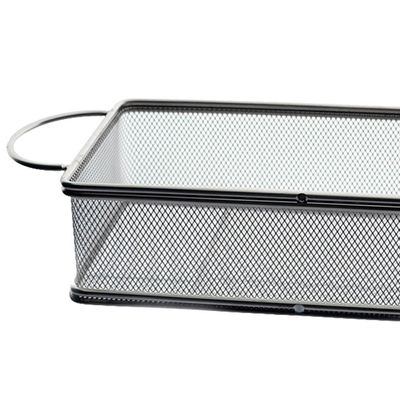 Cesta Retangular Dynasty Fry em Aço Inox - Prata