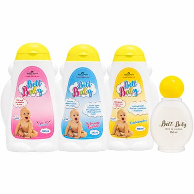 Kit Higiene Infantil Bell Baby 4 Itens