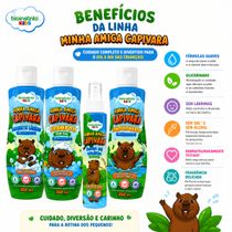 Kit Banho Capivara Infantil Bioinstinto Kids