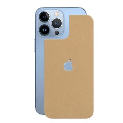 Película para iPhone 13 Pro - Traseira Efeito Couro Bege - Gshield