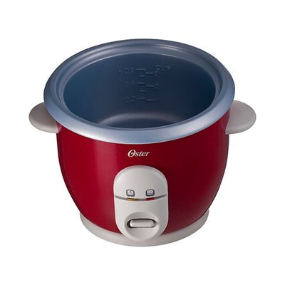 Panela Elétrica de Arroz Vermelha com Bandeja para Vapor - Oster Vermelho / 220V