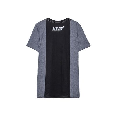 Camiseta Especial Masculina Estampada Miami Heat Grafite Mescla N580A - NBA P