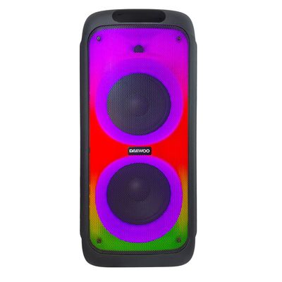 Caixa de Som Bluetooth 1200W Partybox DW2000 Daewoo Preta