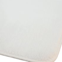 Tapete de Banheiro Retangular 40x60cm Flock Liso Cazza Sortido