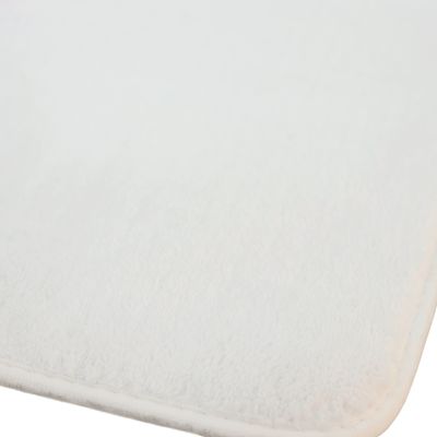 Tapete de Banheiro Retangular 40x60cm Flock Liso Cazza Sortido
