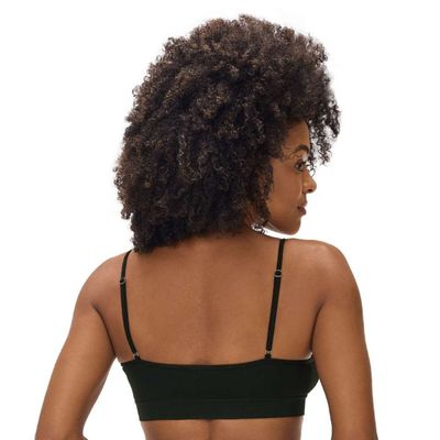 Top De Alça Sem Costura Zee Rucci Preto G / Preto