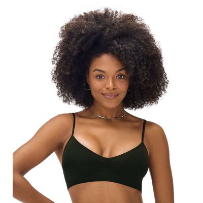 Top De Alça Sem Costura Zee Rucci Preto G / Preto