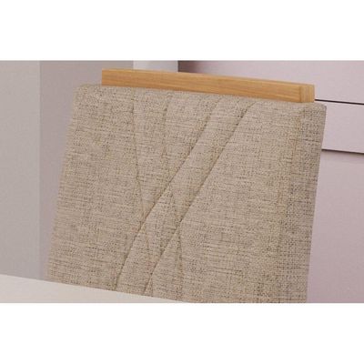 Mesa Sala Jantar Carol + 4 Cad Nicole Nature/Bege Cimol
