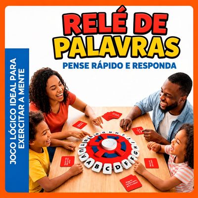 Relé de Palavras Jogo Interativo de Reflexo e Diversão