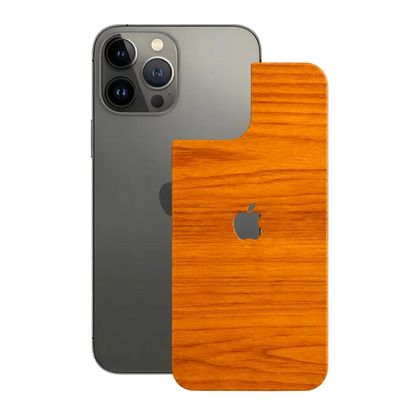 Película para iPhone 13 Pro Max - Traseira Efeito Madeira Clara - Gshield