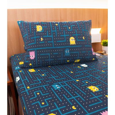 Jogo De Cama Solteiro Kids Doce Vida Azul UN / Azul