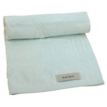 Toalha de Rosto 48x70cm Lotus Verde Aqua Karsten