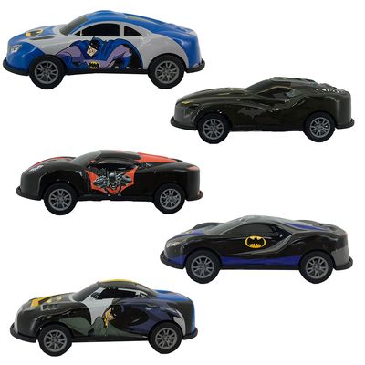 Mini Carros Batman com 5 Unidade Candide