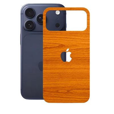 Película para iPhone 17 Pro Max - Traseira Efeito Madeira Clara - Gshield