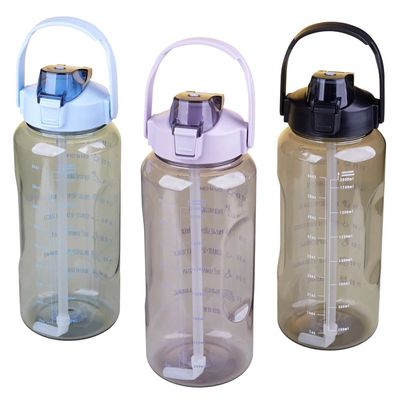 Garrafa Squeeze Cazza Acqua com Bico e Canudo  2L - Item Sortido UNICA