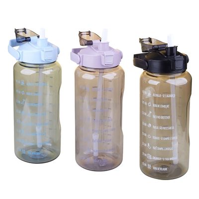 Garrafa Squeeze Cazza Acqua com Bico e Canudo  2L - Item Sortido UNICA