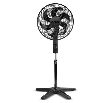 Ventilador de Coluna Arno Essential 40cm 6 Pás 140W Alta Vazão de Ar Ajuste de Altura Preto / 220