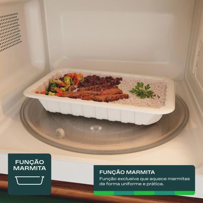 Micro-ondas Consul 23L CMS23AR com Função Marmita Design Compacto Inox Inox / 220