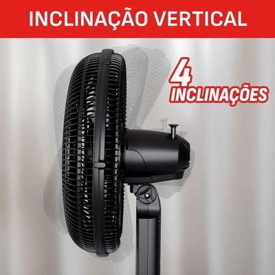 Ventilador de Coluna Arno Essential 40cm 6 Pás 140W Alta Vazão de Ar Ajuste de Altura Preto / 220