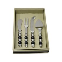 Jogo de Facas para Queijo Fracalanza Joie de Vivre em Aço Inox 4 Peças