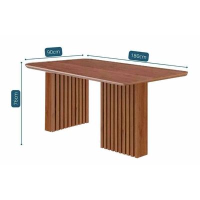 Mesa Sala Jantar Ester + 6 Cad Fernanda Cinamomo Cimol