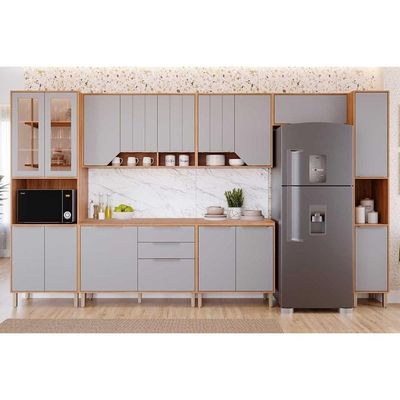 Cozinha Completa 7 Peças Celeste C114 Cinamomo/Platina MGM