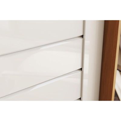 Guarda Roupa Casal Cayman 2 Portas Cinamomo/Off White Henn