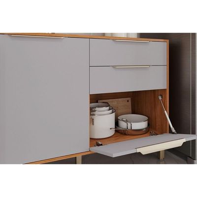Cozinha Completa 6 Peças Celeste C142 Cinamomo/Platina MGM