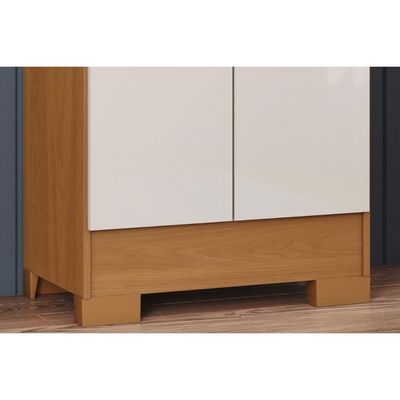 Multiuso Quarto B387 2 Portas Cinamomo/Off White Henn
