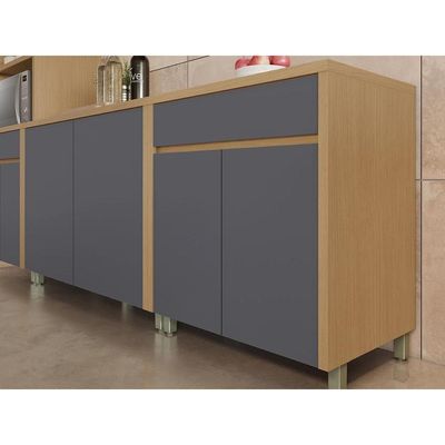 Cozinha Completa 9 Peças Condessa CZ420 Carv/Greige Nesher