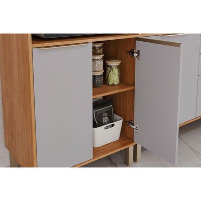 Cozinha Completa 5 Peças Áurea CZ627 Cinamomo/Platina MGM