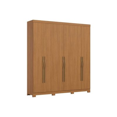 Guarda Roupa Casal Dominic 6 Portas Cinamomo Henn