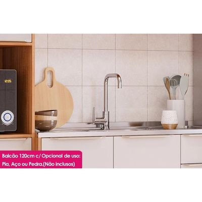 Cozinha Completa 6 Peças Áurea CZ628 Cinamomo/Off White MGM