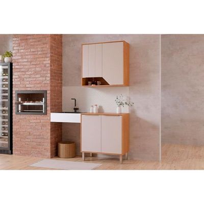 Cozinha Completa 2 Peças Celeste C577 Cinamomo/Off White MGM