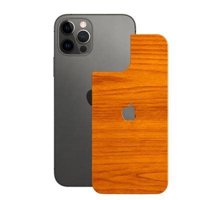 Película para iPhone 12 Pro Max - Traseira Efeito Madeira Clara - Gshield