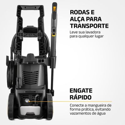 Lavadora de Alta Pressão Aqua Power III Mondial 1800W - LAP-03-GY 127V