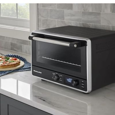 Forno Multifunções KitchenAid KOG21AP com Air Fryer e Acessório para Pizza 110V