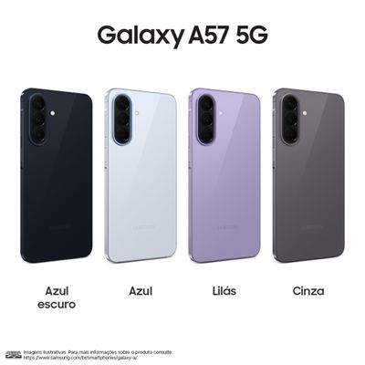 Smartphone Samsung Galaxy A57 5G Lilás