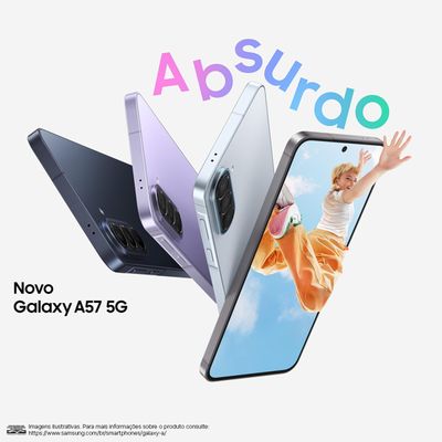 Smartphone Samsung Galaxy A57 5G Lilás