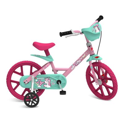 Bicicleta Infantil Bandeirante Aro 14 Unicórnio