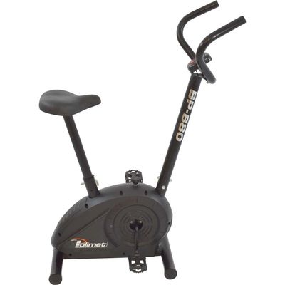 Bicicleta Ergométrica Vertical Polimet BP-880 Mecânica Preta