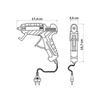 Pistola Elétrica de Cola Quente Tramontina 25-40 W