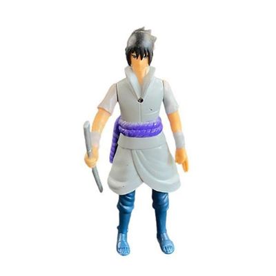 Kit Brinqued 4 Boneco Naruto Shippunden Action Figure 27 com Naruto e Sasuke Smart Tech